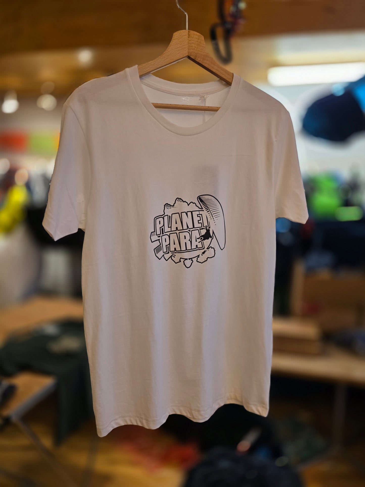 PLANET PARA logo t-shirt white