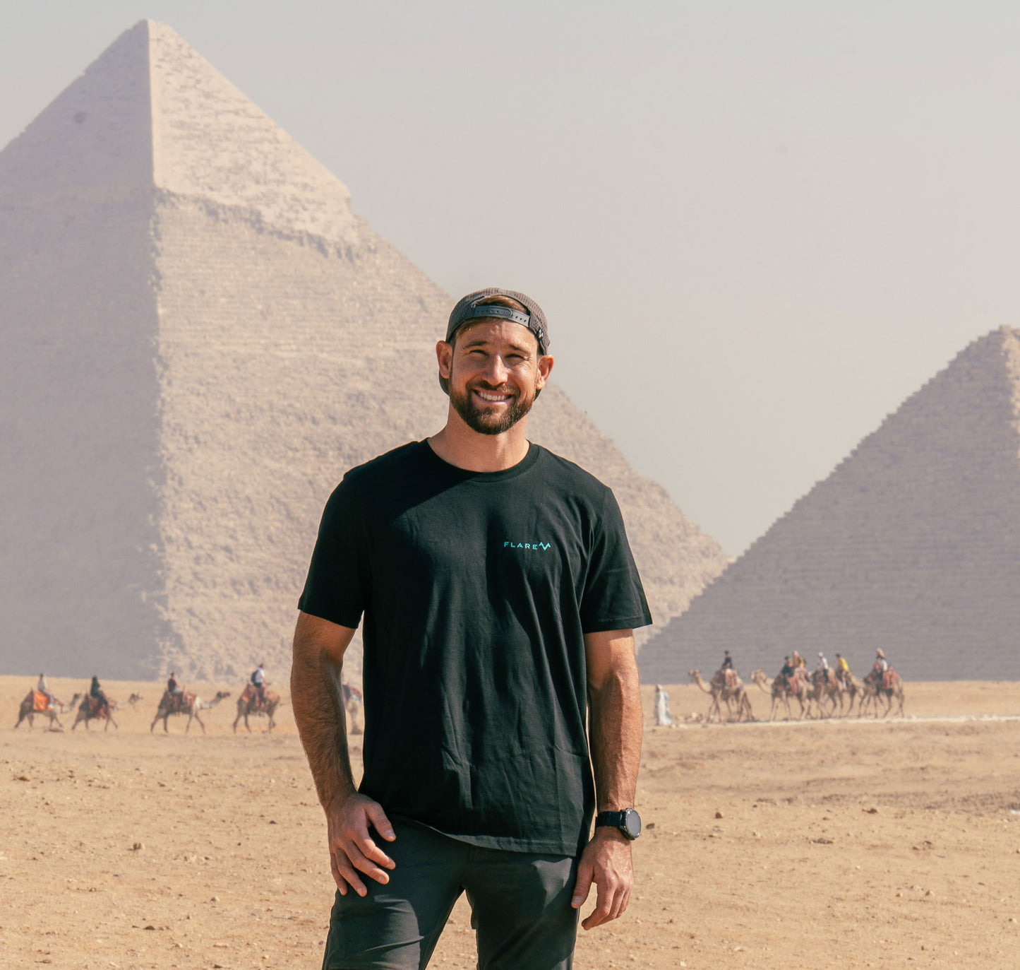 FLARE Loop Black Shirt