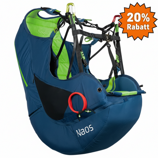Naos Gleitschirmgurtzeug Woody Valey Grün