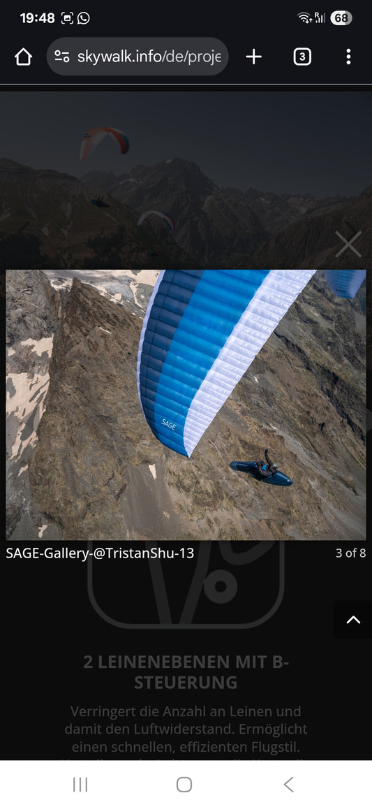 SKYWALK Sage 105 Glacier blue