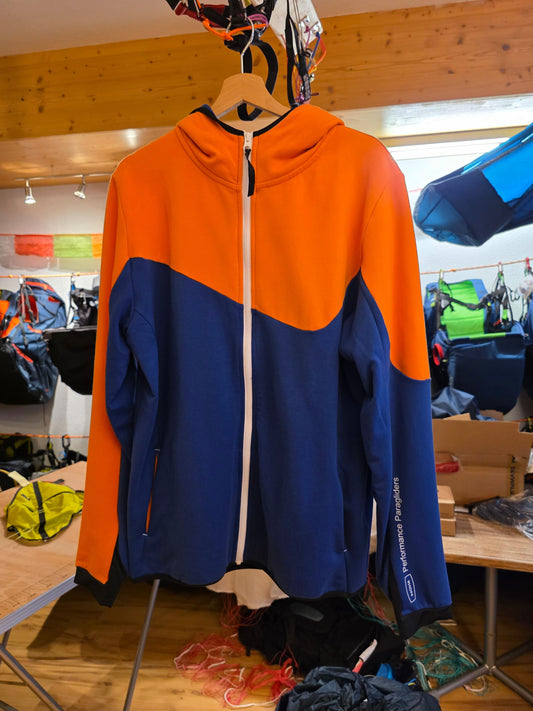 NOVA Zip Hoody Orange Blue